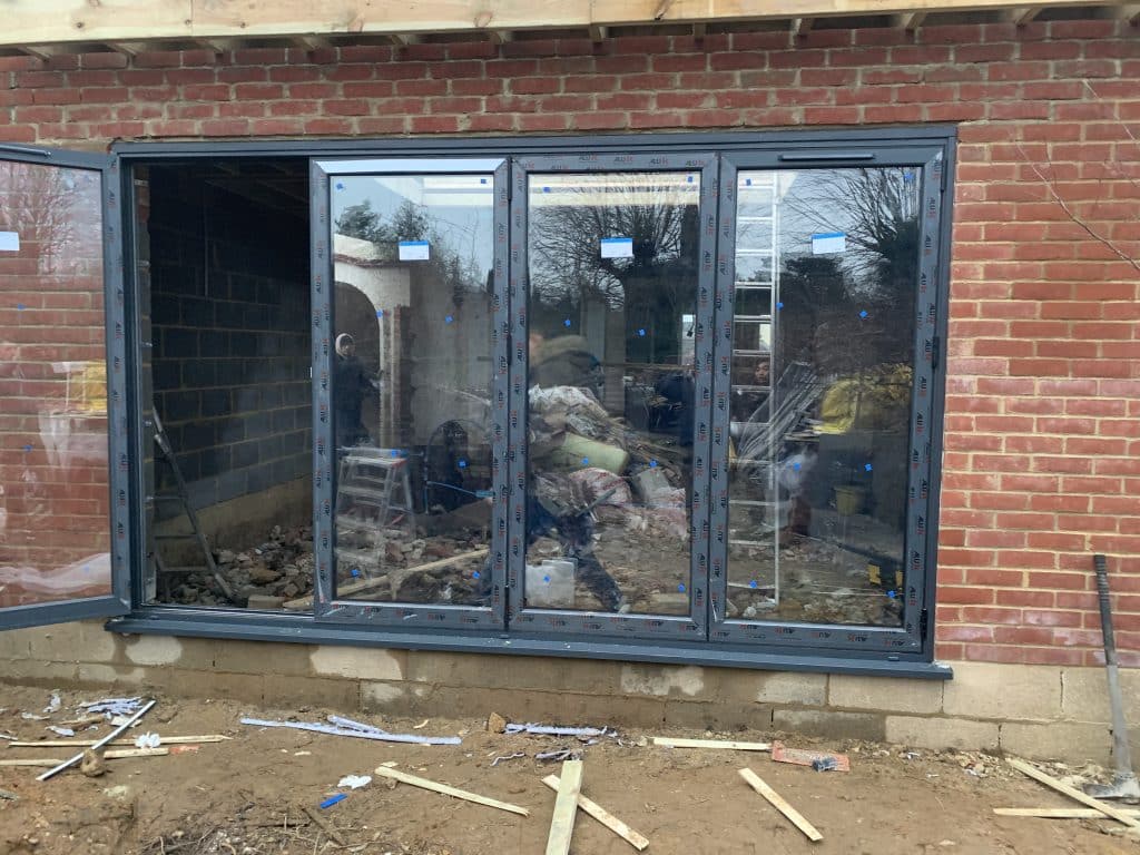 Aluminium bifold door