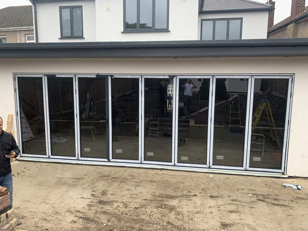 Aluminium bifold door & windows