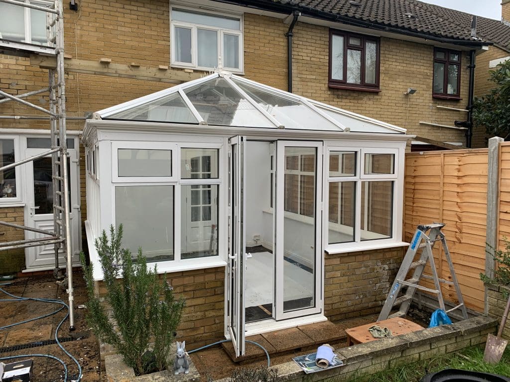 Aluminium conservatory