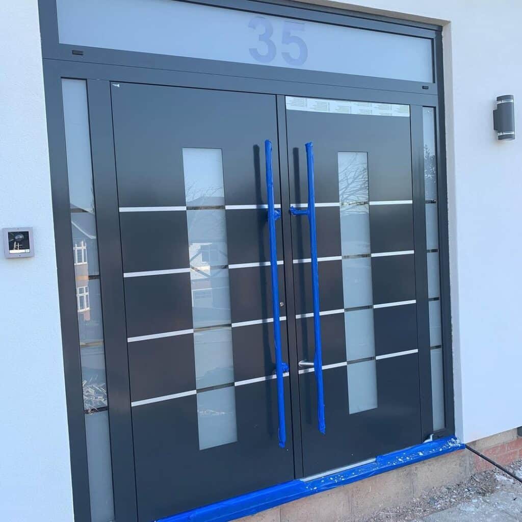 Scüco aluminium door in Bexley Heath