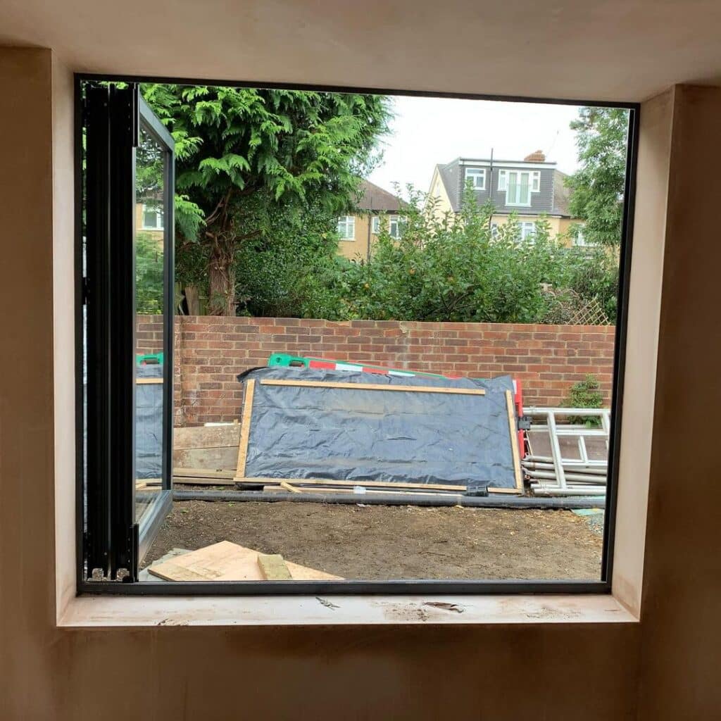 Aluminium Bifold window