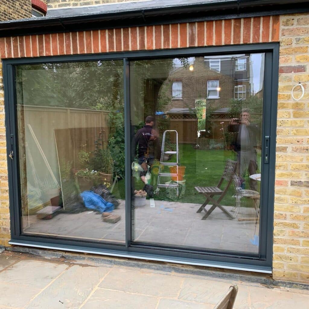 London 2 Slim Infini Glide 3 Sliding Aluminium Door