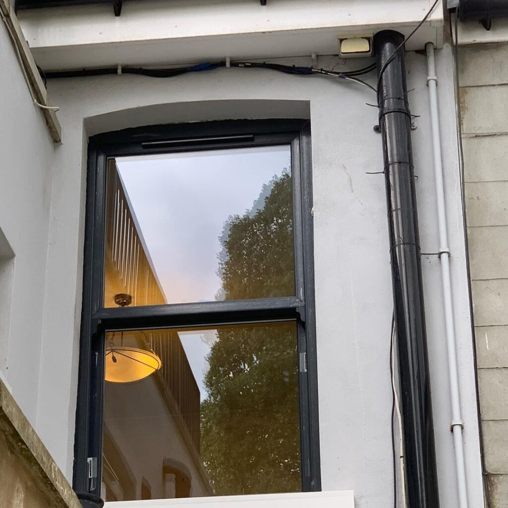 Upvc sash window